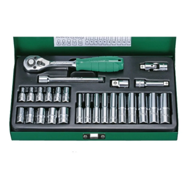 Juego De Dados 1/4 De 4 13mm con 26 Piezas Hans 2626mps Hans tools