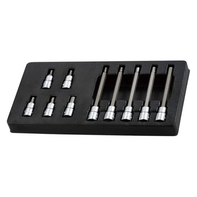 Juego De Dados Punta Allen 1/2 5-10mm 10 Piezas Hans Tt-47 HANS TOOLS