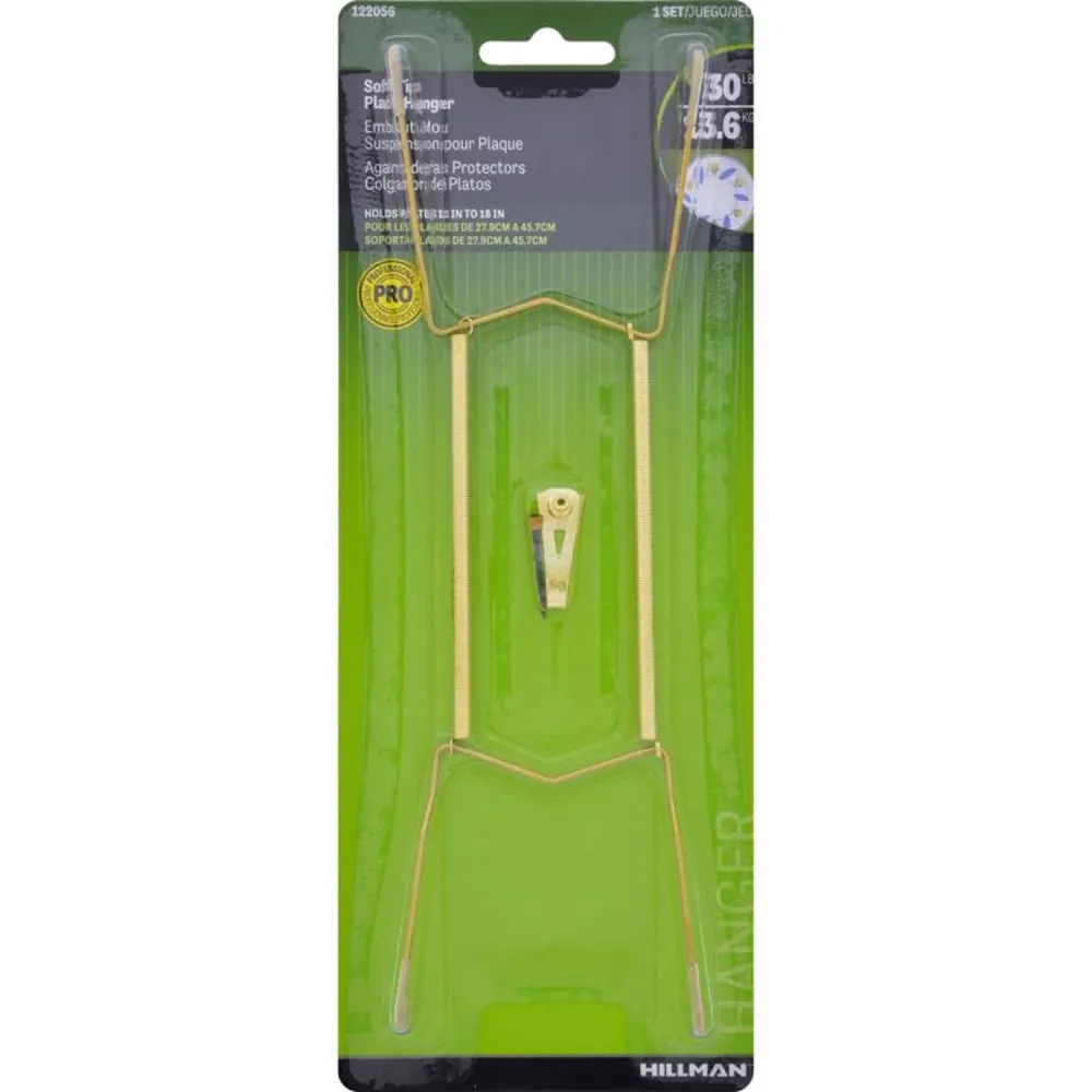 Hillman AnchorWire - Percha para placa de metal de 11 14 pulgadas, paquete de 1 (paquete de 10)
