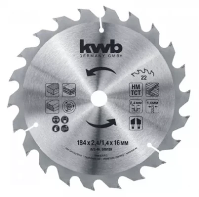 Hoja Sierra KWB 180mm