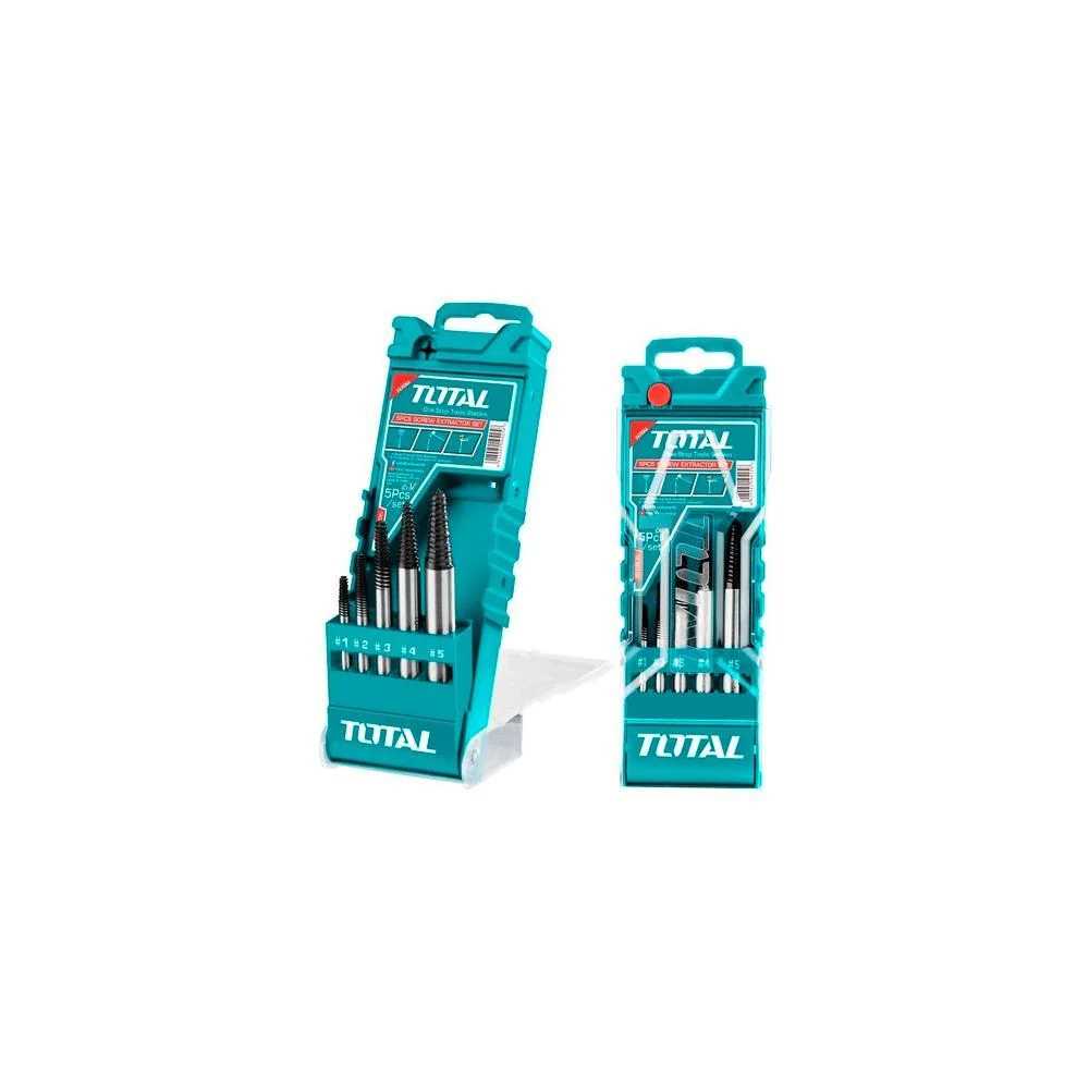 Extractor De Tornillos Industrial Juego X 5 Pzs Total Tacse0056 Hoyostools