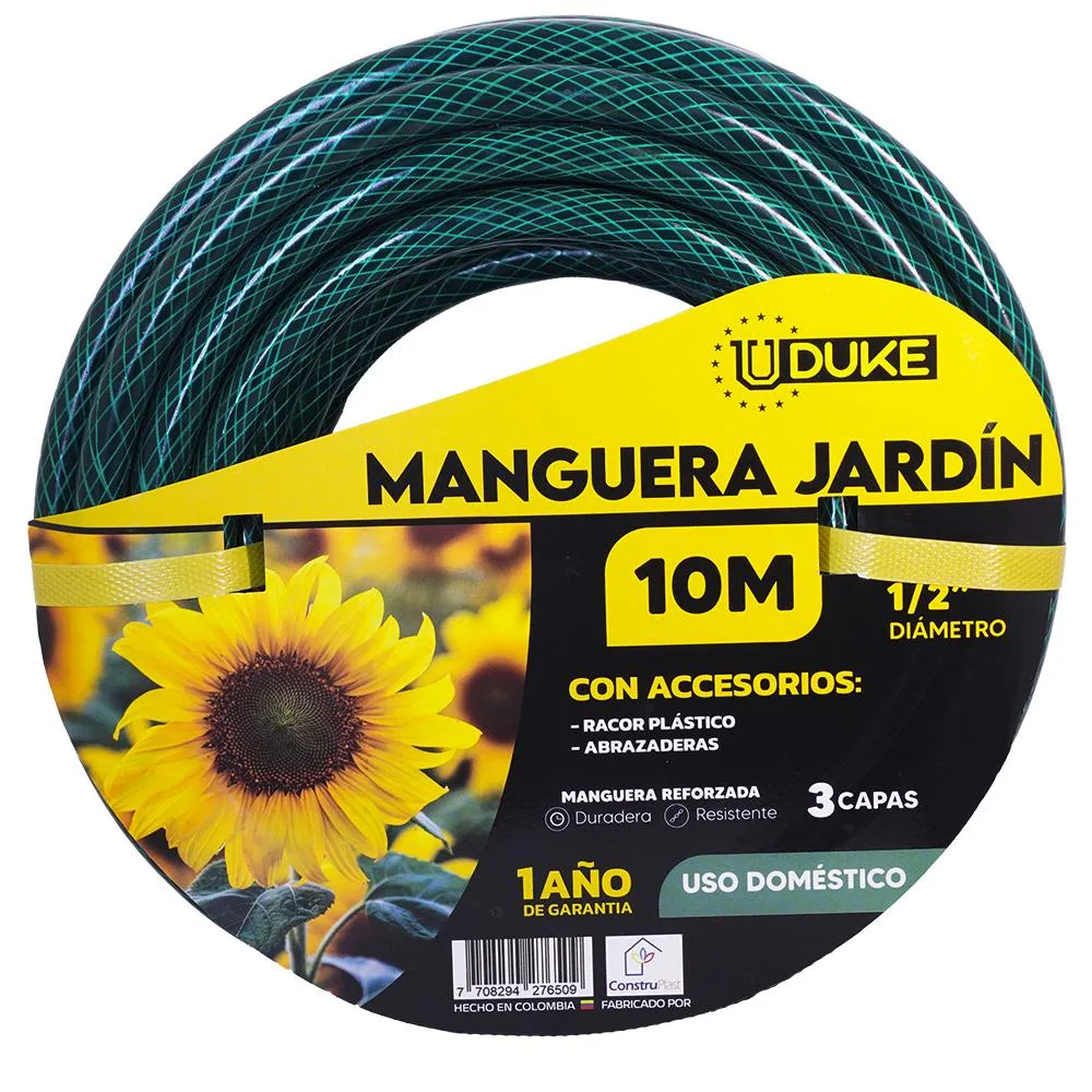 Manguera De Jardin Uduke Uso Domestico X 10 Metros Suan Hoyostools