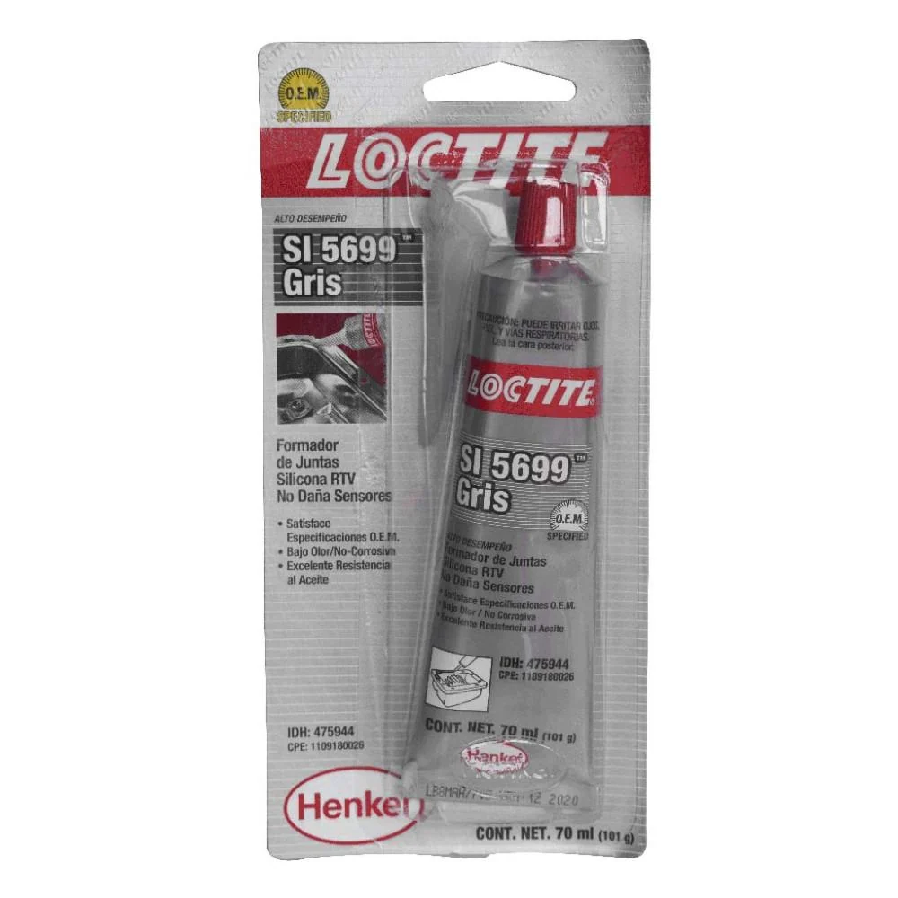 Silicona Loctite 70 Gris Automotriz Ultra Grey 475944 Hoyostools