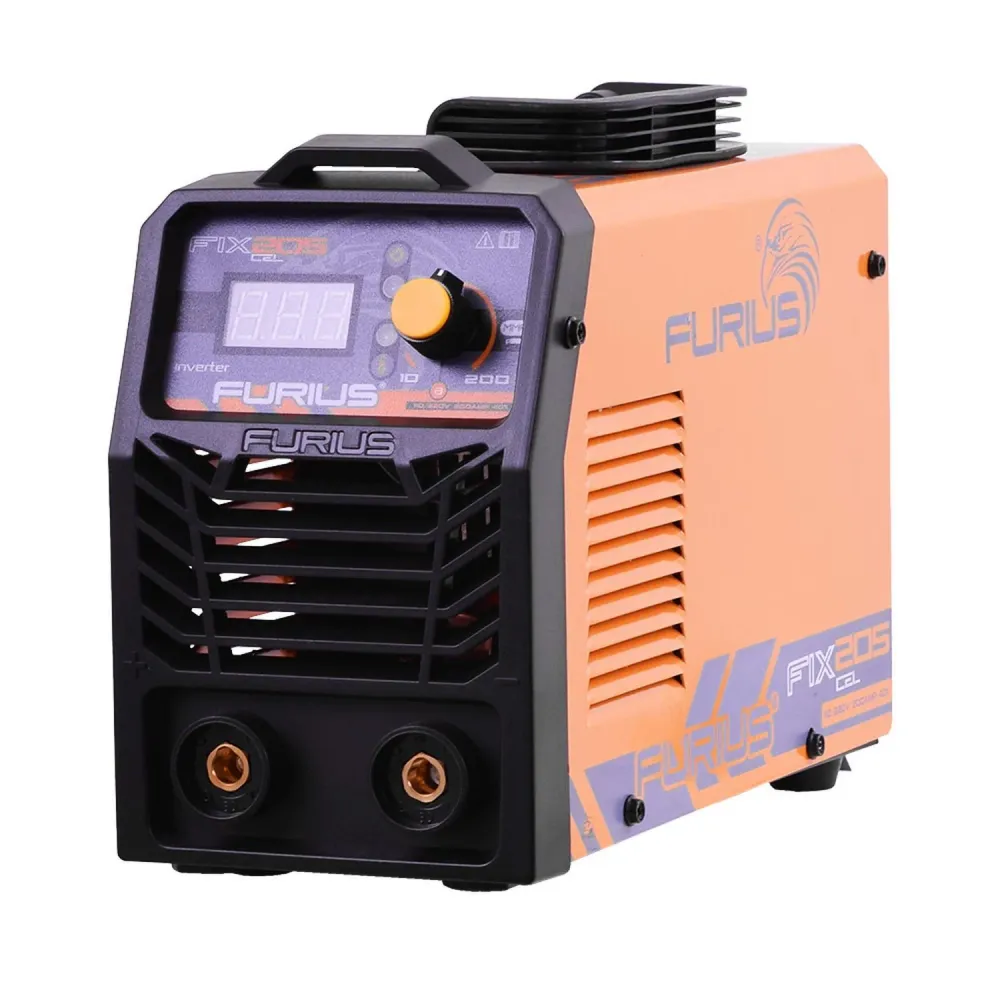 Soldador Inversor Furius 200A 110220 Fix205 Fw205Cel Hoyostools