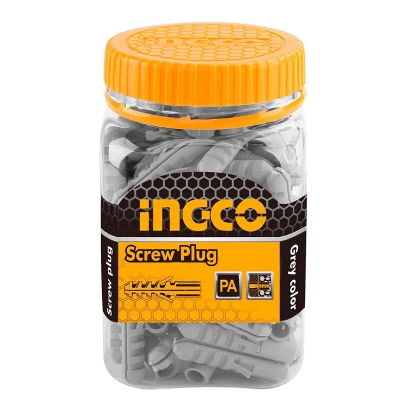 Tarugos De Plastico 8mm X 80mm (80 Uni) Ingco Hwsp0804011