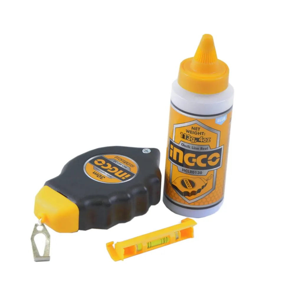 Tiza Trazador De Lineas 30 Mts y Nivel Ingco Hclr0130