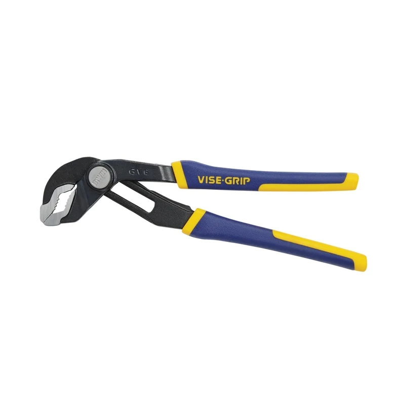 Alicates de lengüeta y ranura de acero cromado y níquel de 6 pulgadas de Irwin Vise-Grip - Caja abierta