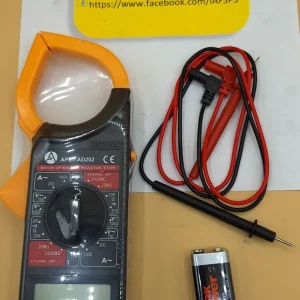 Amperímetro digital Appli Part DCV 2-20-200-1000V ACV 200-750V ACA Isidro A. Flores