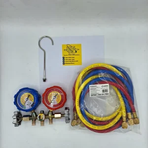 Manómetro Coldtek con ojo visor, R600a R290 Mangueras 60" Isidro A. Flores