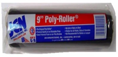 Rodillo de polietileno Jen 9RBX SLV de 9" (paquete de 12)