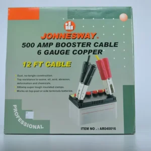 CABLES JUMPER CON LAGARTOS PARA BATERIAS 500 AMP JONNESWAY
