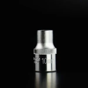 CUBO CORTO CROMO-VANADIO ESPIGA 1/2" 6 PUNTOS - 8 MM X 38 MM - 8 MM X 38 MM JONNESWAY