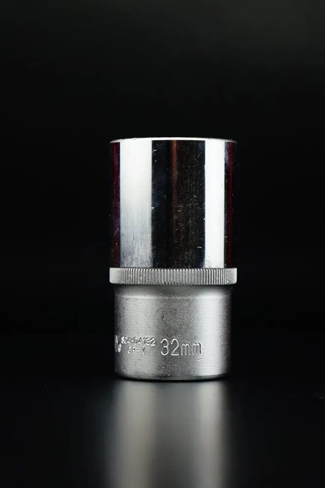 CUBO PROFUNDO CROMO-VANADIO ESPIGA 1/2" 6 PUNTOS - 8 MM X 76 MM - 8 MM X 76 MM JONNESWAY