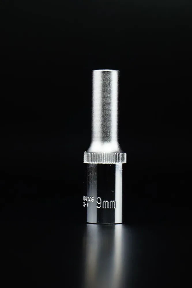 CUBO PROFUNDO CROMO-VANADIO ESPIGA 1/2" 6 PUNTOS - 8 MM X 76 MM - 8 MM X 76 MM JONNESWAY