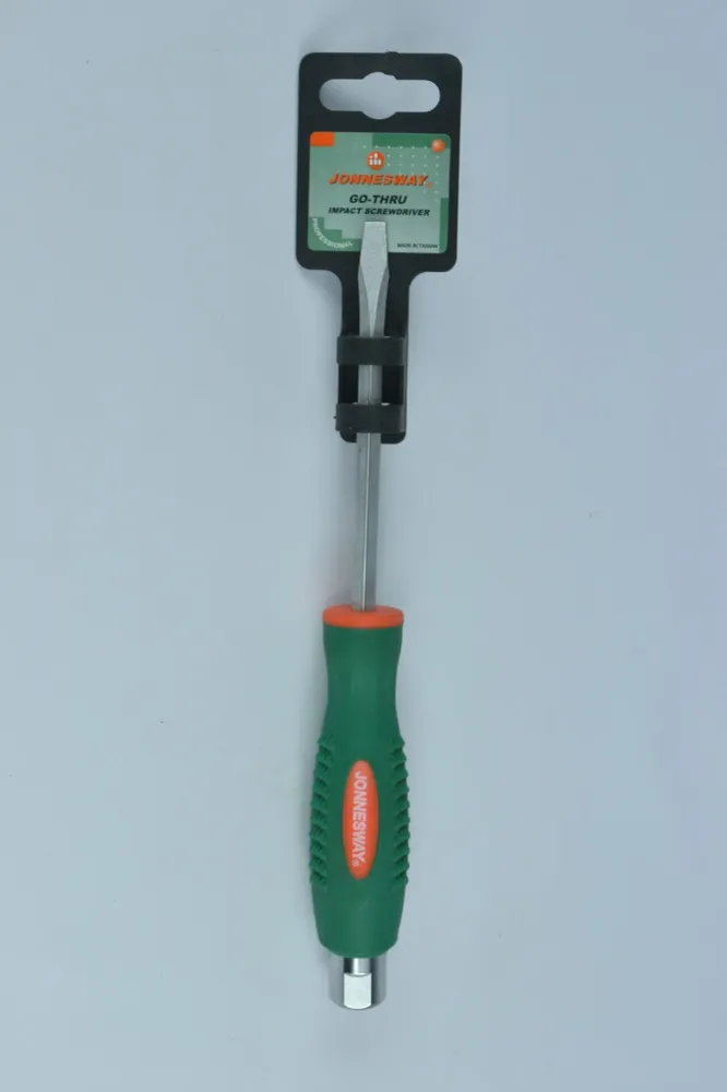 DESATORNILLADOR PLANO CON HEXAGONO PARA IMPACTO - 3/16" X 100 MM - 3/16" X 100 MM JONNESWAY