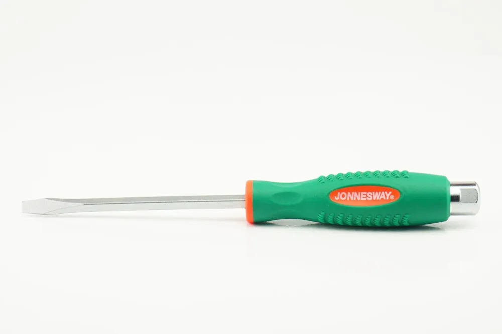 DESATORNILLADOR PLANO CON HEXAGONO PARA IMPACTO - 3/16" X 100 MM - 3/16" X 100 MM JONNESWAY