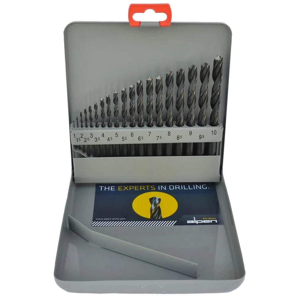Juego Brocas HSS 19Pza (Alpen)