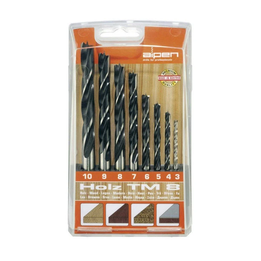 Juego Brocas Madera 8pz (Alpen)