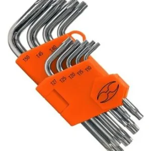 Juego llaves Torx larga 9Pza