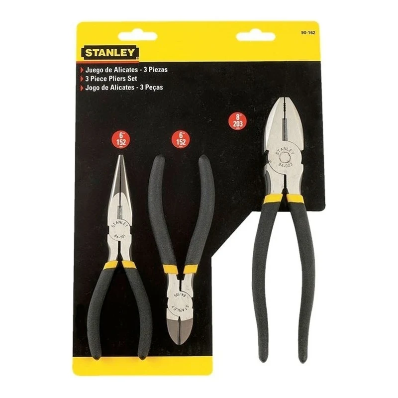 Alicates Juego De 3 Piezas Stanley 90162 Jupix Chile