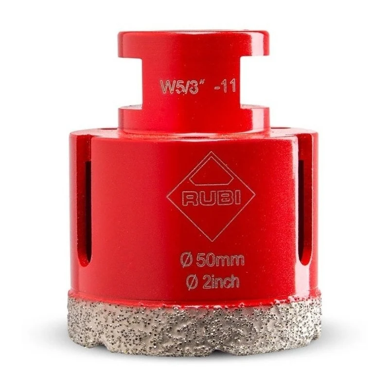 Broca Diamante Corte Seco Easy Drygres 50mm 6925 Rubi Jupix Chile