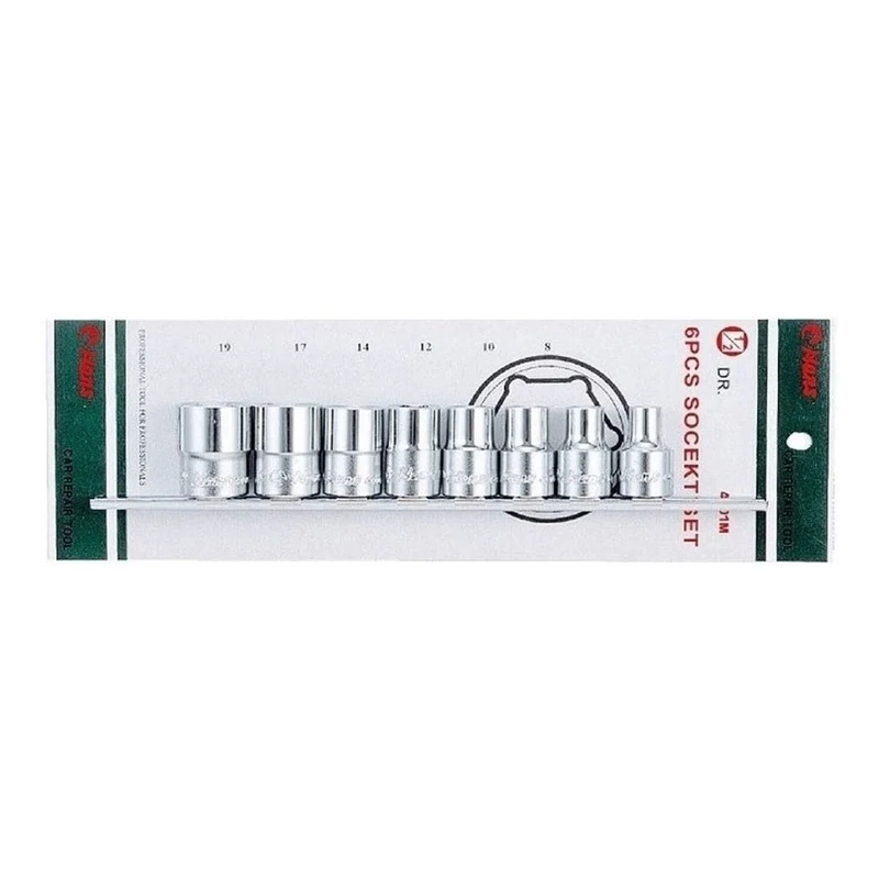 Caja De Dados 1/2 Dr 6 Ptas De 10-21mm 8 Piezas Hans 4608m Jupix Chile