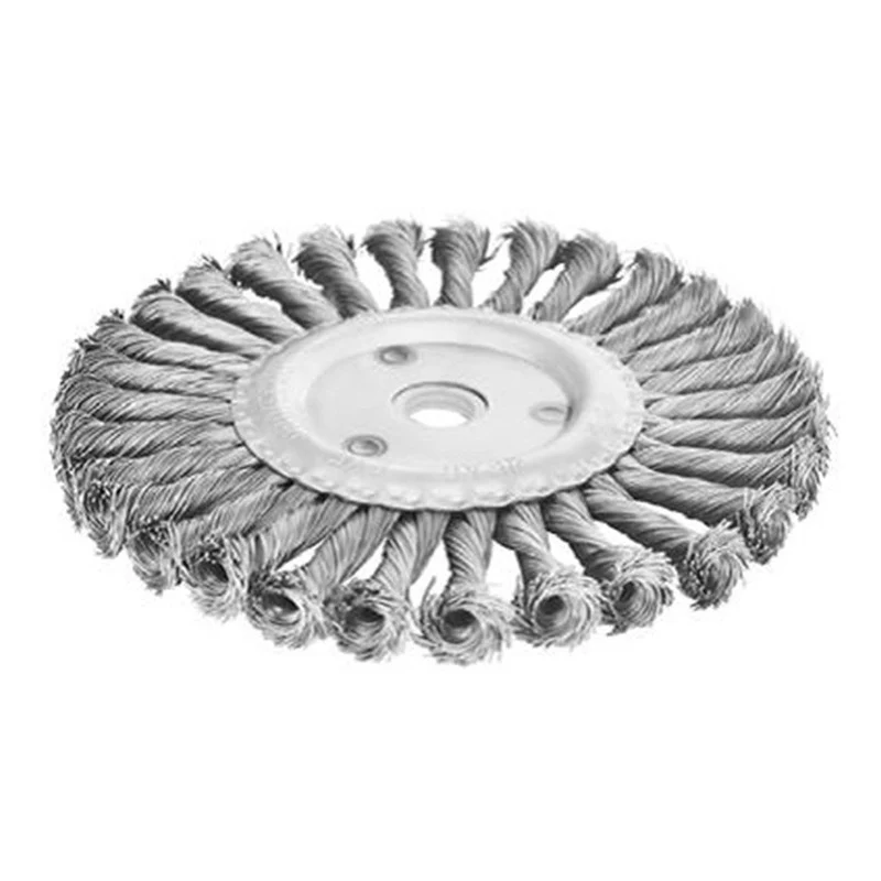 Grata Circular Metal Trenzado 15 Cms X 0,35mm Ingco Wb51501 Jupix Chile