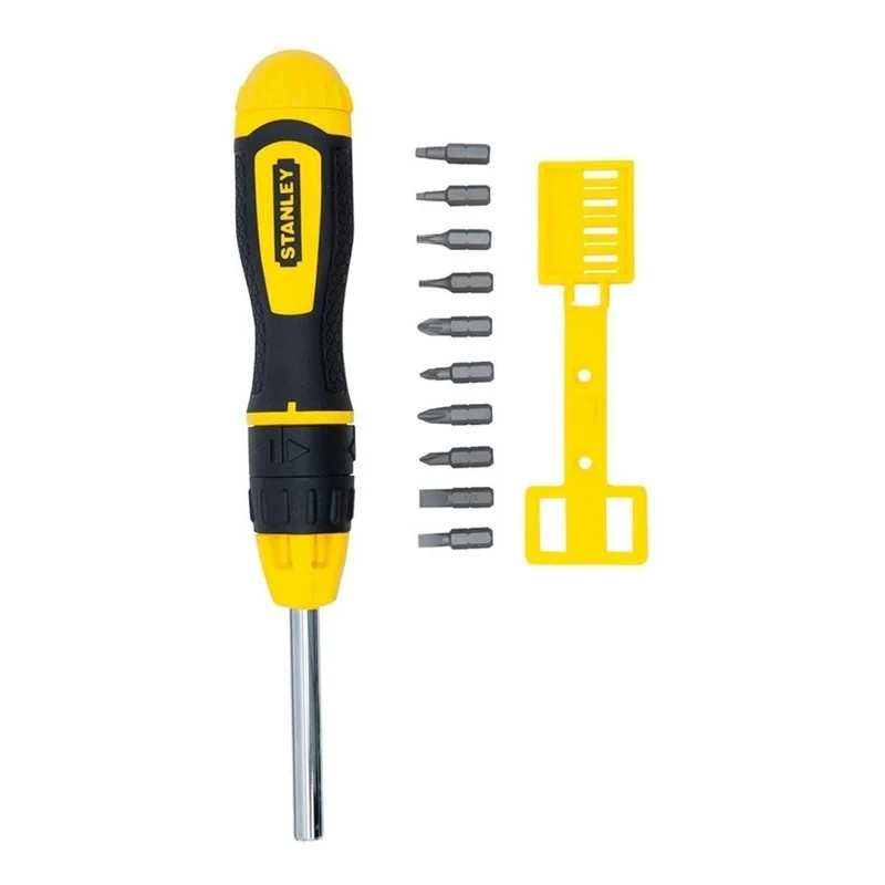Kit Destornillador Con 10 Puntas Stanley 68010 Jupix Chile