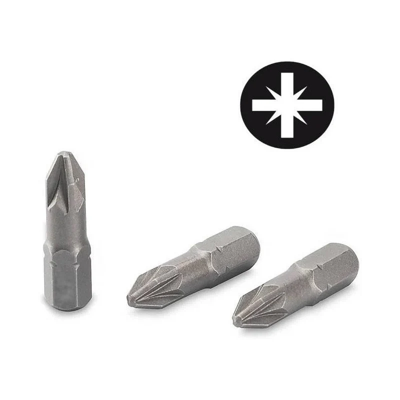 Punta Magnetica Pozidriv Pz0 Toma 1/4 X25mm 44-340 (10 Und) Jupix Chile