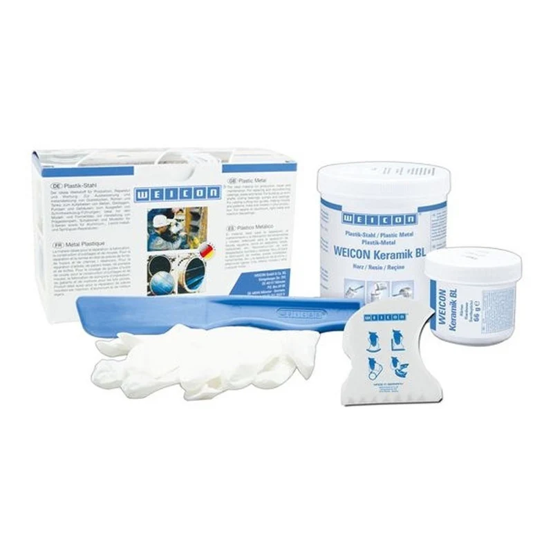 Recubrimiento Epoxi Antidesgaste Ceramico Bl 0,5 Kg Weicon Jupix Chile