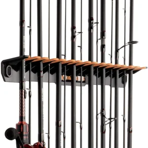 Rack de Pared KastKing para Cañas de Pescar