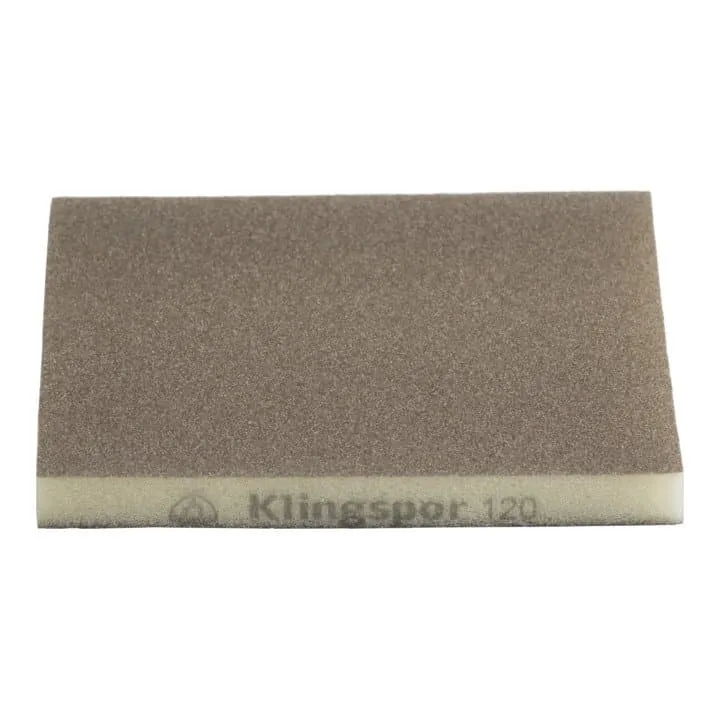 Esponja lijadora KLINGSPOR SW 501 L123xA96mm grano 120 ( 8000353607 )
