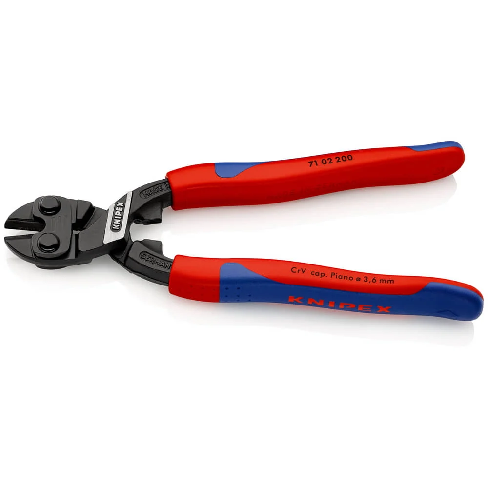 Cortapernos compacto KNIPEX CoBolt longitud 200 mm manguitos multicomponente ( 4000810163 )