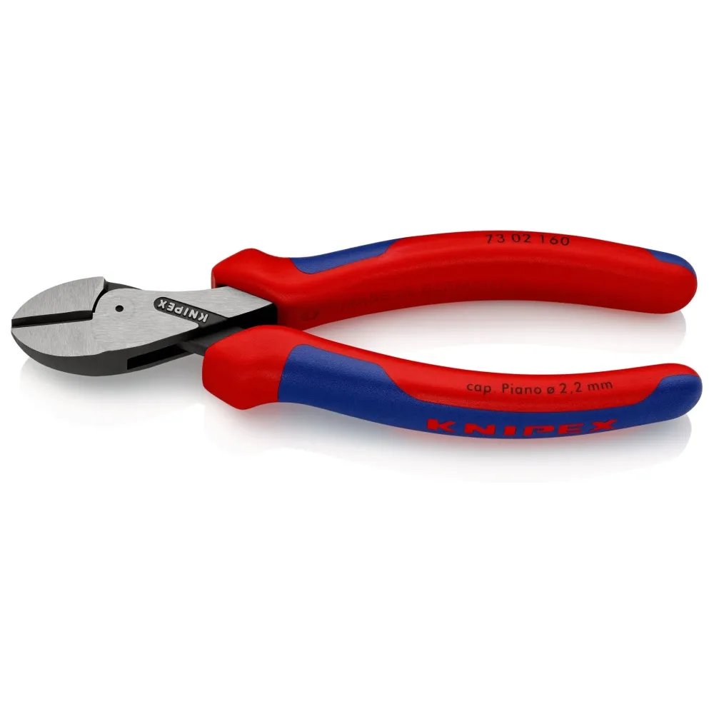Knipex 73 02 160 - Alicate de corte diagonal Knipex X-Cut® 160 mm. con mangos bicomponentes