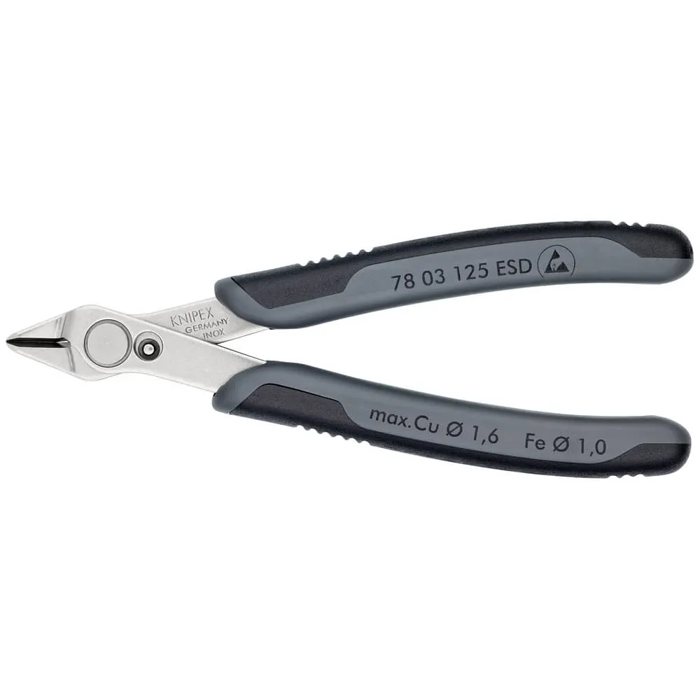 KNIPEX Electronics fresas diagonales Super-Knips(R) longitud 125 mm forma 0 ( 4000810509 )