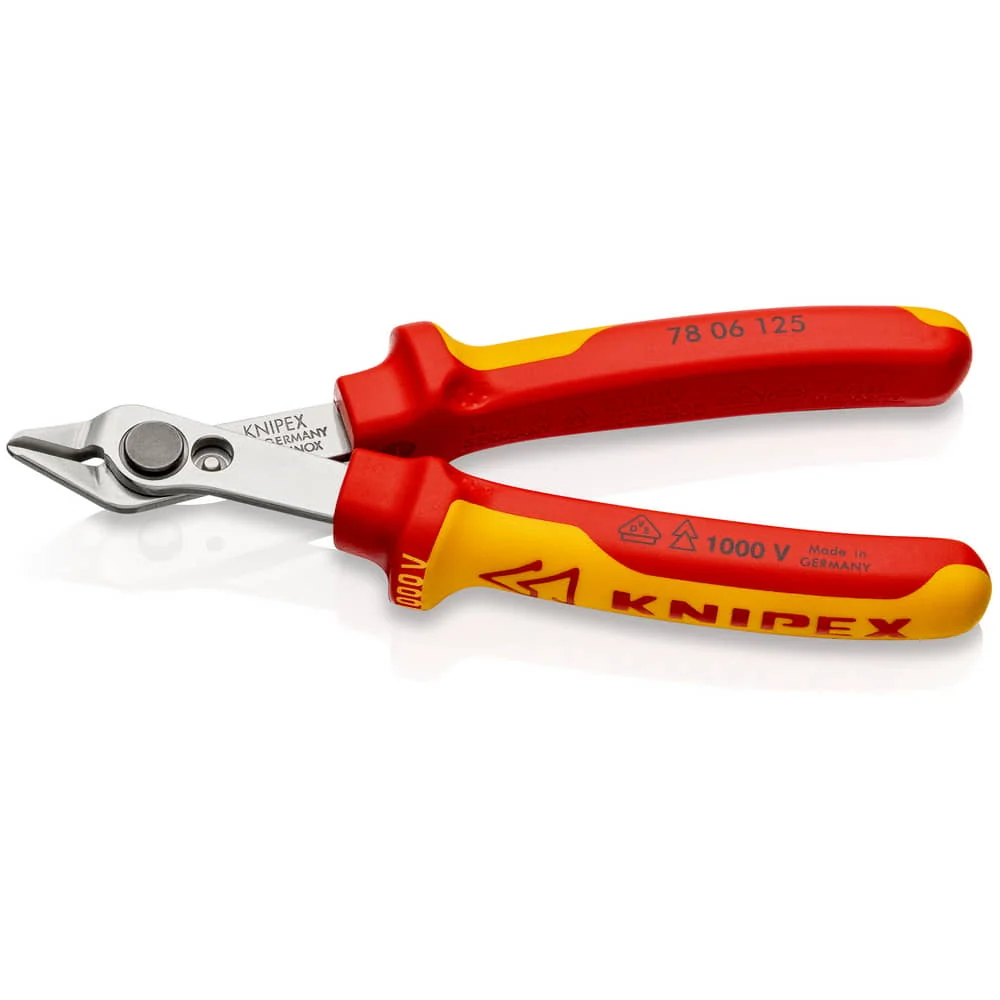 KNIPEX Fresas diagonales electrónicas Electronic Super-Knips(R) longitud 125 mm forma 0 ( 4000811090 )