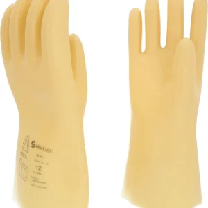 KS TOOLS Guante protector de electricista con aislamiento protector, talla 12, clase 1, blanco ( 117.0056 )