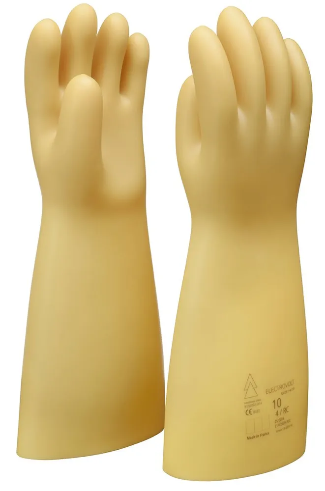 KS TOOLS Guante protector de electricista con aislamiento protector, talla 12, clase 1, blanco ( 117.0056 )