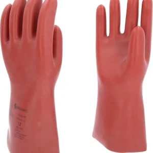 KS TOOLS Guante protector de electricista con protección mecánica y térmica, talla 12, clase 00, rojo ( 117.0086 )