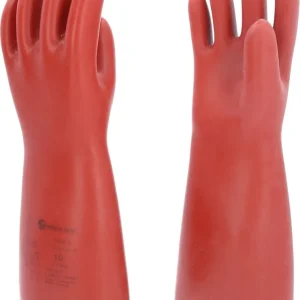KS TOOLS Guante protector de electricista con protección mecánica y térmica, talla 10, clase 2, rojo ( 117.0010 )
