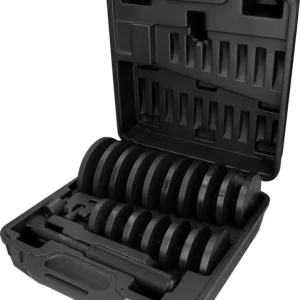 KS TOOLS Juego de extractores de cojinetes y casquillos, 21 pzs ( 150.9710 )