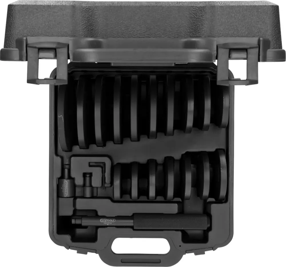 KS TOOLS Juego de extractores de cojinetes y casquillos, 21 pzs ( 150.9710 )