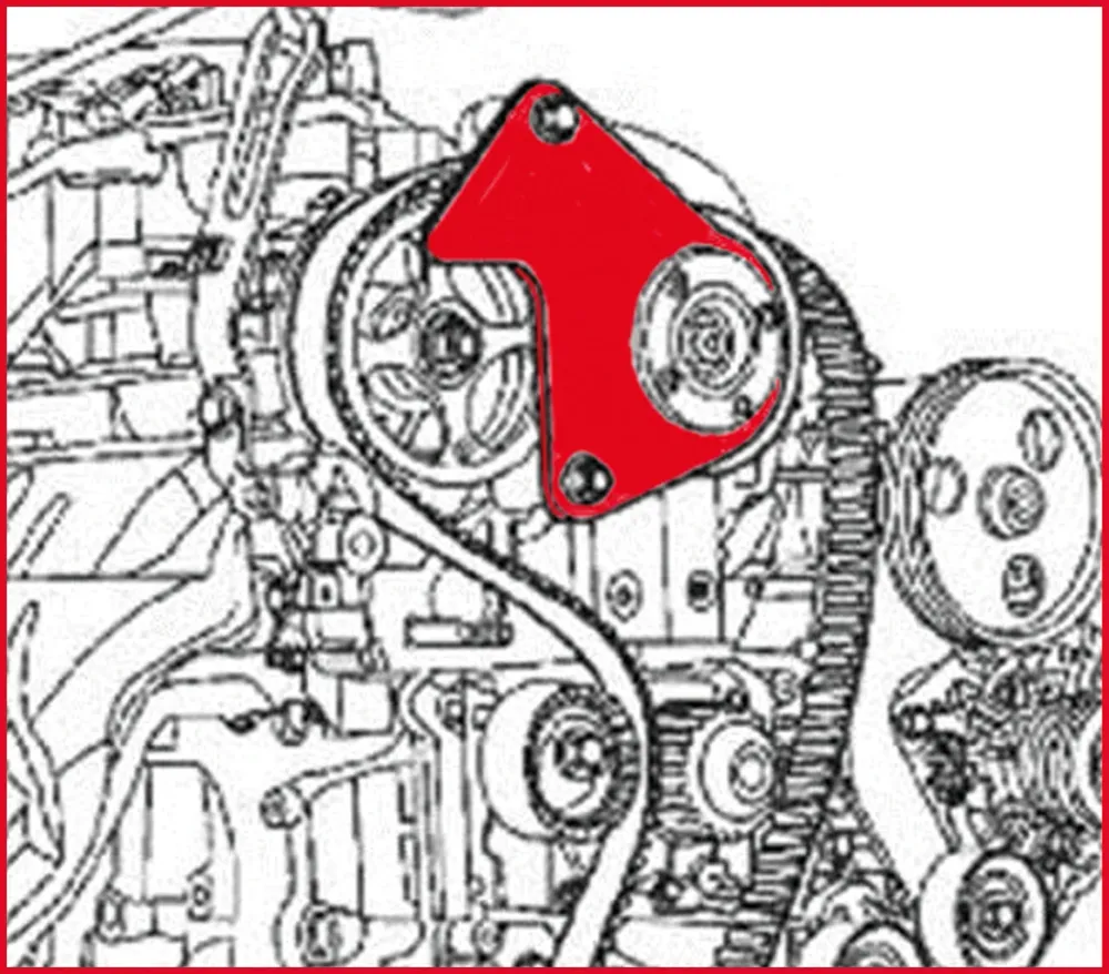 KS TOOLS Juego de herramientas de reglaje de motores para Renault, 15 pzs ( 400.1450 )