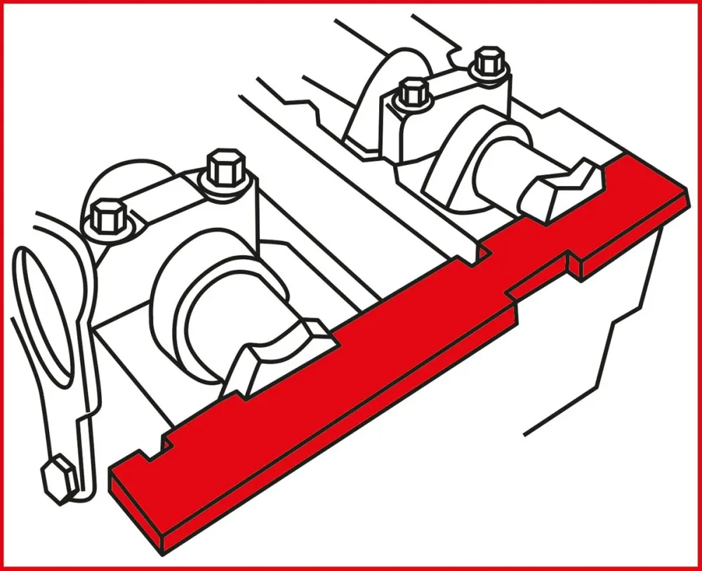 KS TOOLS Juego de herramientas de reglaje de motores para Ford / Mazda, 4 pzs ( 400.3350 )