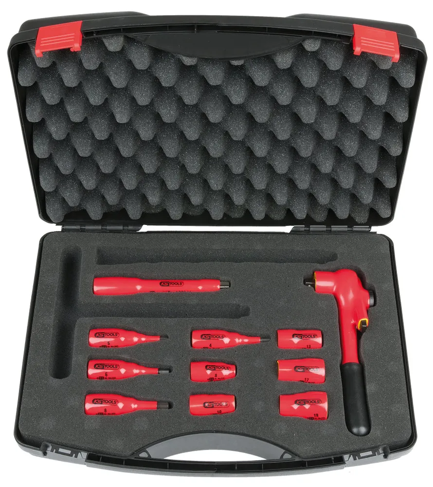 KS TOOLS 3/8' Juego de llaves de vaso aisladas, 11 pzs ( 117.1887 )