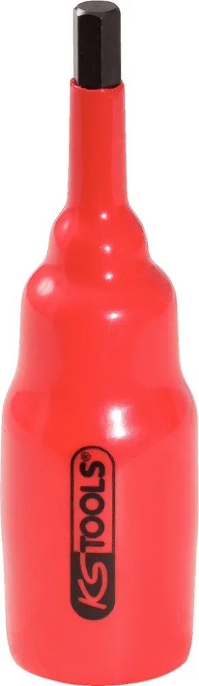 KS TOOLS Llave de vaso con punta de 1/2' y aislamiento protector para tornillos con encastre hexagonal, 19 mm ( 117.1159 )