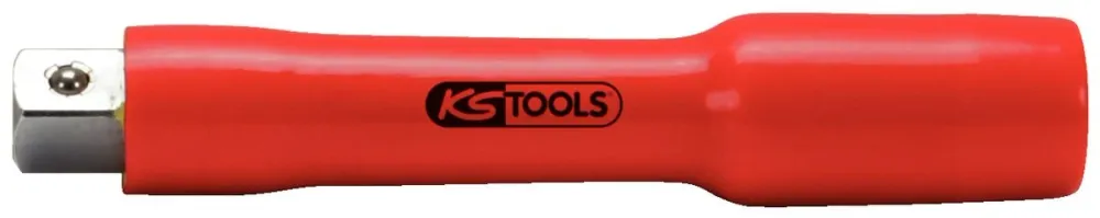 KS TOOLS Prolongador de 3/8' con aislamiento protector y tope de tornillo, 125 mm ( 117.3823 )