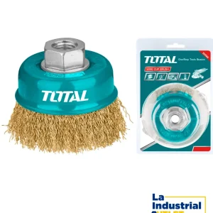 ESCOBILLA COPA DORADO 4´ (100MM) TOTAL La Industrial Outlet
