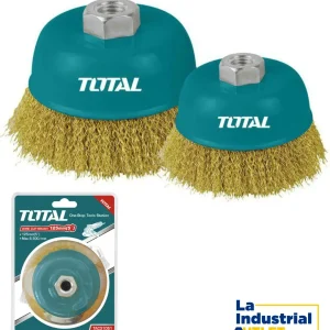 ESCOBILLA COPA DORADO 5´ (125MM) TOTAL La Industrial Outlet