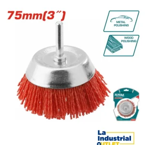 ESCOBILLA COPA NYLON 3´ CON VASTAGO TOTAL La Industrial Outlet